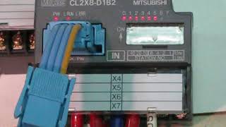 Mitsubishi Electric CL2X8-D1B2 Sequencer (MELSEC - Q) Terminal Block Type Transistor Input Unit　動作確認