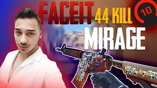 EFSANE FACEIT MAÇI 44 KILL - Faceit 10 Lv Gameplay