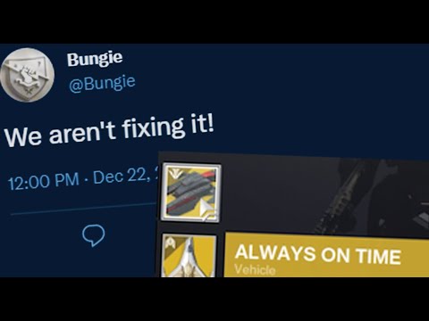 Bungie Is NEVER Going To FIX This... In Destiny 2 - YouTube