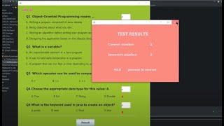 Use Java jFrame to make a quiz/Share data between different jFrame windows