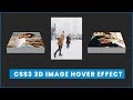 Awesome css3 3D Image Hover Effect | CSS3 Animation Snippets