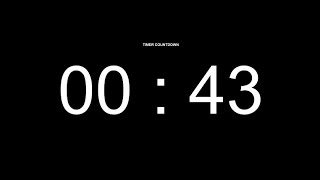 43 Seconds Countdown Timer