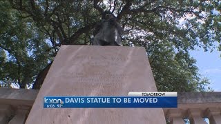 UT announces relocation of Jefferson Davis and Woodrow Wilson statues