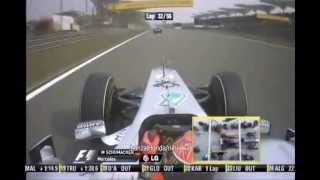 Michael Schumacher ONBOARD lap 2011 China