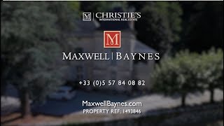 Chateau for sale near St Emilion, France - with views over river. Maxwell-Baynes property: 1493846