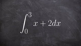 Evaluate the definite integral by using the formula of a trapezoid