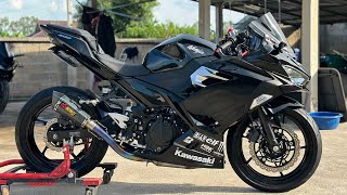 🎥 รีวิว Kawasaki Ninja 400 ปี2018 วิ่ง 14,000 กิโลแท้ / EP.259  By PeeJun BIGBIKE Phayao 😁