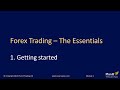 Module 1 Getting started | Forex Training Courses | Plan B Trading