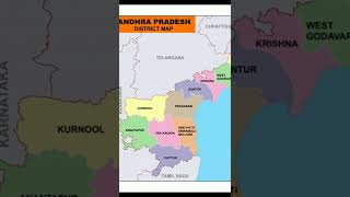 map of Andhra Pradesh #shorts