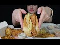 asmr popeyes vs raising canes fast food mukbang eating show