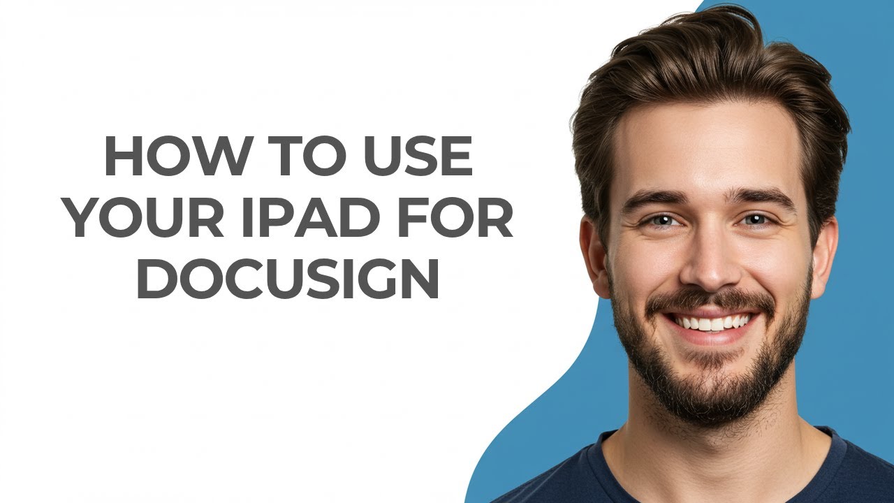How To Use Your Ipad For Docusign Guide Youtube