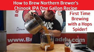 Brewing Daddy - How to Brew Northern Brewer's Chinook IPA One Gallon Beer Recipe - Part 1 Brewing