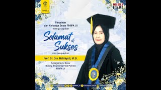 Profil Prof. Dr. Dra. Helmiyati, M.Si. Guru Besar FMIPA UI