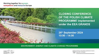 Wrap-up conference of the EEA Climate Program [ENG]