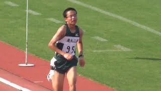 国体陸上群馬県予選2015 少年B男子3000m決勝1組