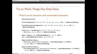Wolfram Language: Tips for Writing Fast Code