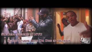 50 Cent Signing In NYC + Studio with Dr Dre & Eminem | 50 Cent Music