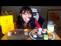 슈기의 asmr 스쿱당 쫜득쫜득한 마카롱 macaron 리얼사운드먹방 슈기♬ shugi mukbang eating show