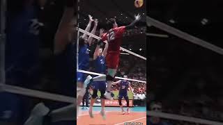 Ran takes down 🗿 #volleyball #spike #trending @Volleyball-War