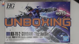 1/144 HGUC RX 78 2 Gundam Ver  HotSix Unboxing