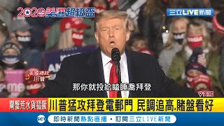 川普自爆接受CBS專訪落跑！猛攻拜登電郵門要求司法部長調查 賭盤看好選情過半賭客壓\