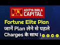 Aditya birla sun life insurance fortune elite plan | absli fortune elite plan complete detail hindi