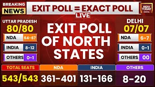 LIVE: Exit Poll Of North States | U.P. | Bihar | Delhi | LS Exit Poll | India Today Exit Poll