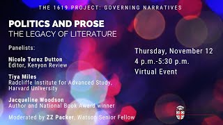 Politics and Prose: The Legacy of Literature