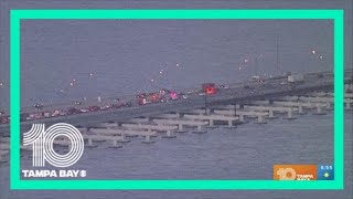 Delays continue along Howard Frankland Bridge due to crash