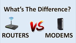 Computer Fundamentals - Routers VS. Modems - What is the Difference Between a Router and a Modem? PC