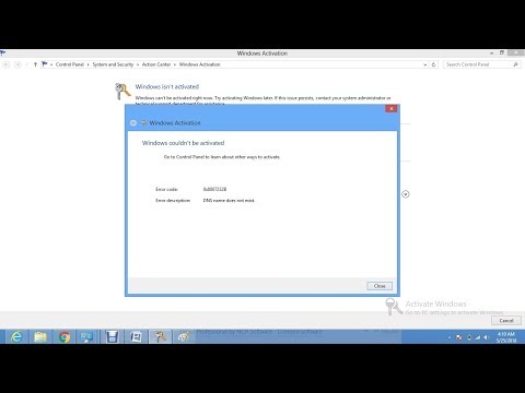 How to solve Error 0x8007232B Windows couldn't be active in windows 8, Win10 Hindi/Urdu/ English How to solve Error 0x8007232B Windows couldn't be active in windows 8, Win10 Hindi/Urdu/ English