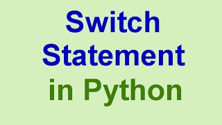 Python Tips & Tricks: Switch Statement