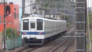 【東武野田線】東武8000系8163F(幕車,ハロゲン) 七里発車