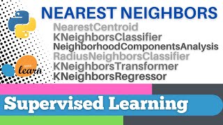 #73: Scikit-learn 70:Supervised Learning 48: Nearest Neighbor methods