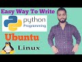 How To Run Python Program In Ubuntu  Linux Terminal || This Video Is For Beginner