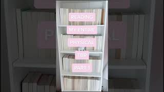 reading my entire physical tbr part 1 | #shorts