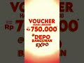 Depo Bangunan Expo periode 26 mei - 11 Juni 2023