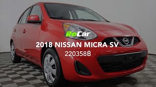 2018 NISSAN MICRA SV - 220358B