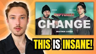 RAMONMANUEL REACTS | DEFTONES - Change | (Beatbox Cover By Improver \u0026 Taras Stanin)