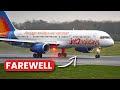 G-LSAJ Retirement ✈️ Manchester Airport LIVE 🔴