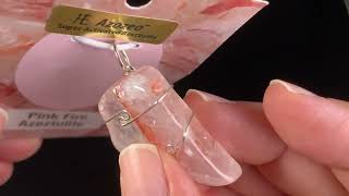 [Joy預訂］ 粉色火焰阿賽斯特萊吊墜 Pink Fire Azeztulite Pendant (11g-229-2)