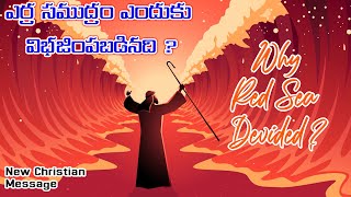 Why Red Sea is RED ? || ఎర్ర సముద్రము ఎందుకు విభజింపబడింది?  - New Christen Message 4K