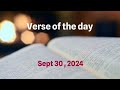 Verse of the day - September 30, 2024 | Psalm 96:1-3