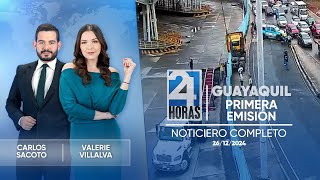 Noticiero de Guayaquil (Primera Emisión 26/12/2024)