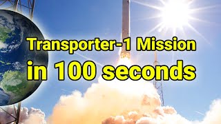 Watch SpaceX Transporter-1 Mission Launch in 100 seconds - 24.01.2021