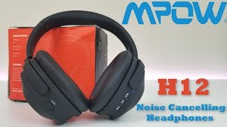 Mpow H12 Hybrid Active Noise Cancelling Headphones | Giveaway Info in the Video!!