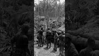 US Marines in the Island of Bougainville, 1943. #ytshort #ww2 #usmarines  #thankyouforyourservice