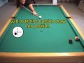 Using english (sidespin) with rail-first follow and draw shots in pool, from VEPS II (NV B.72)
