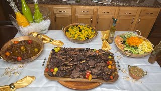 Lamb Chops Avec CousCous Et Salad