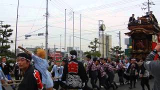 2014 常滑祭礼　瀬木字　市役所入り２